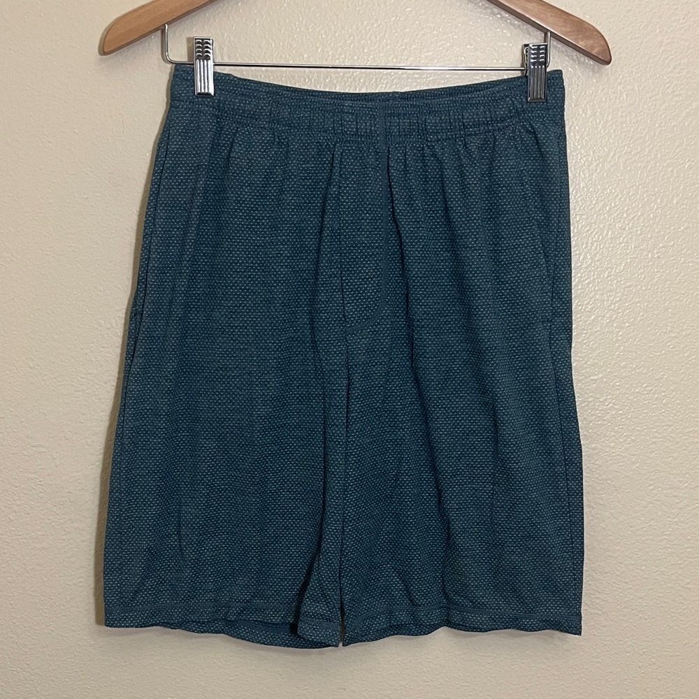C9 by Champion Teal Patterned Athletic Shorts